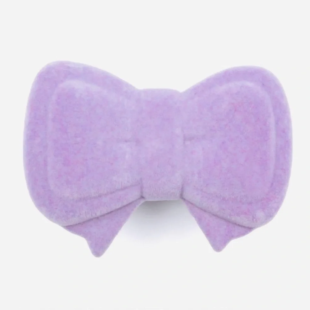 Target Bullseye Playground Valentine’s Day Flocked Purple Coquette Box